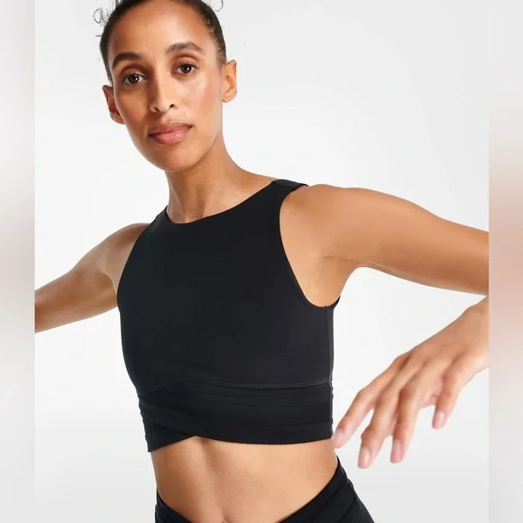 Sweaty Betty All Day Wrap Waist Tank Crop Medium - Picture 1 of 6